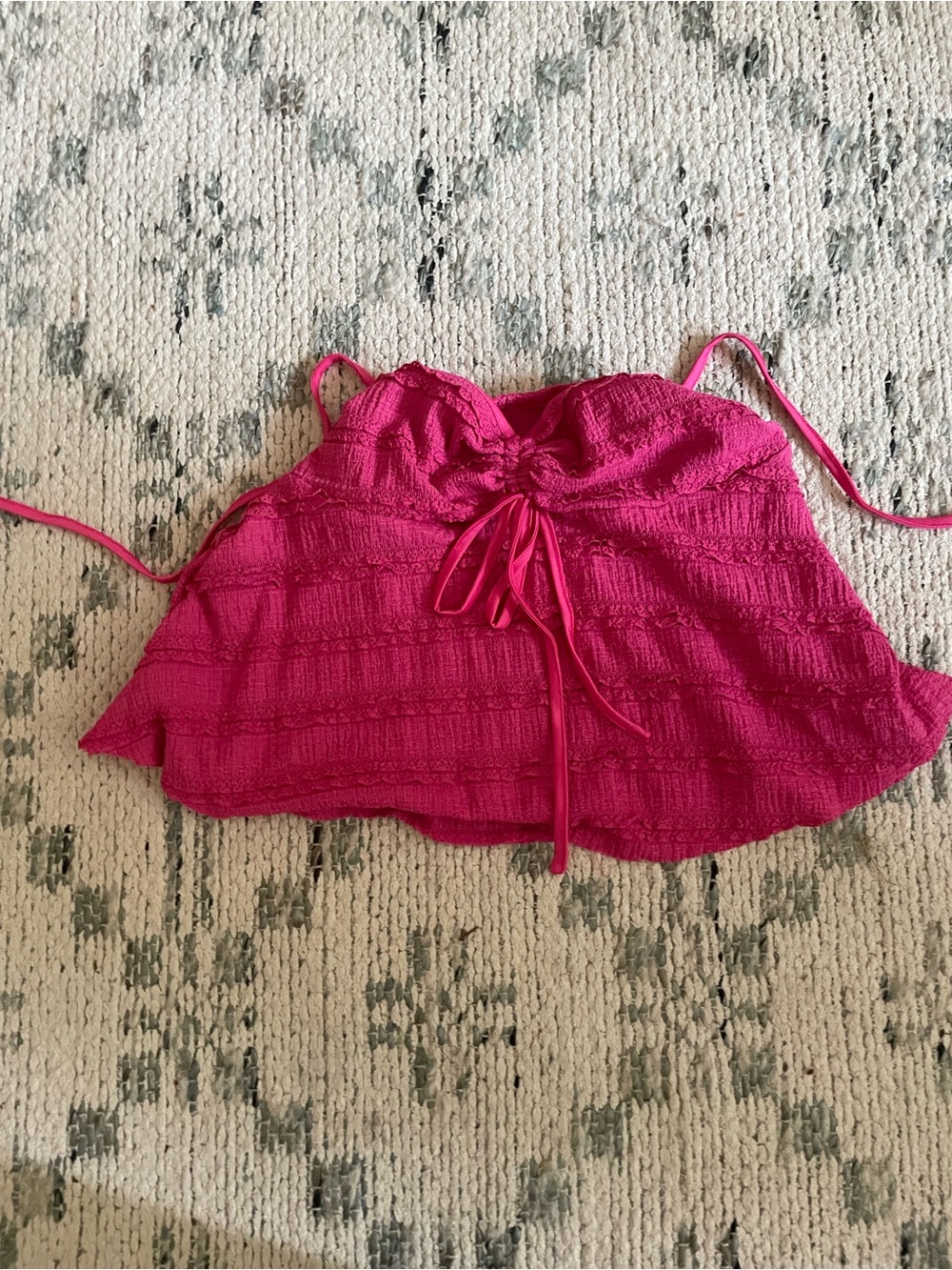 Pink tank top